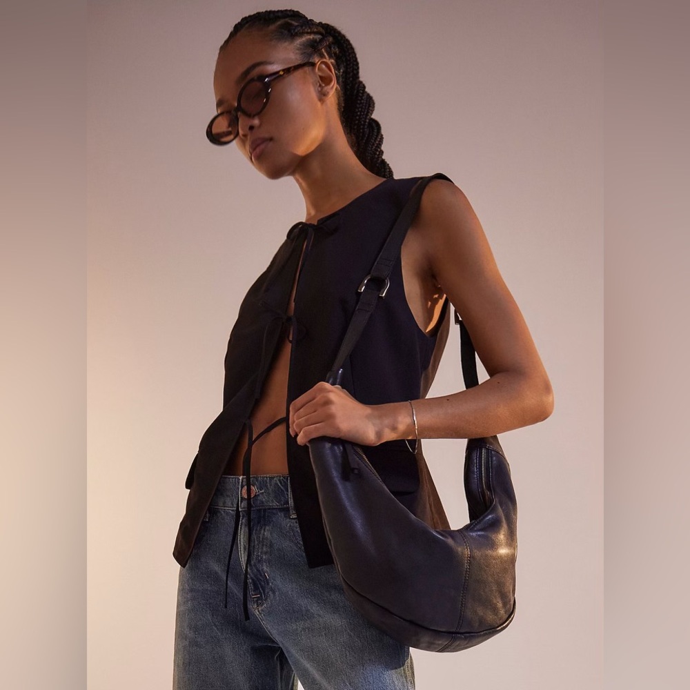 Free People Leather Bag, Brown - Picture 2 of 8